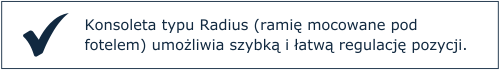 Konsoleta typu Radius banner