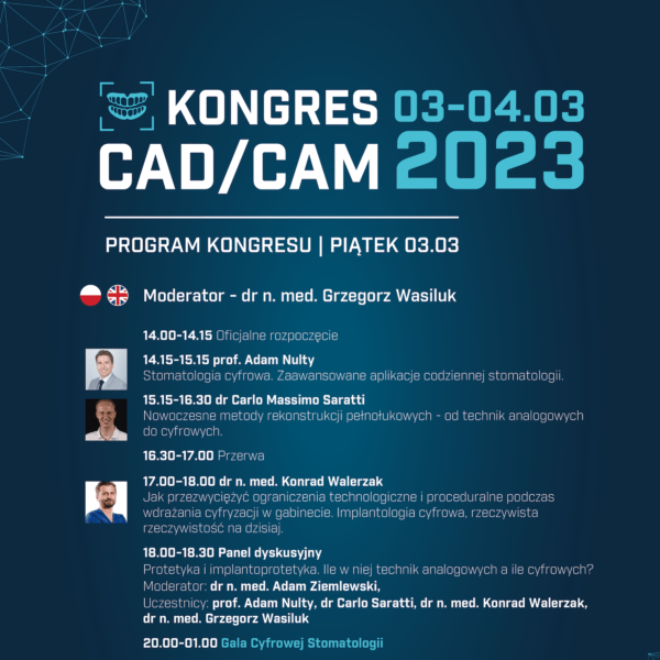 Program piątek 03.03.2023 Kongres CAD/CAM