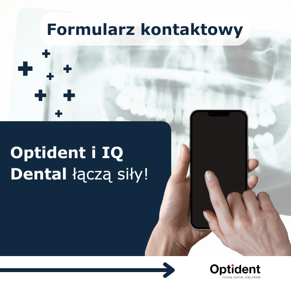 Formularz kontaktowy Optident i IQ Dental lacza sily Tekst blogowy