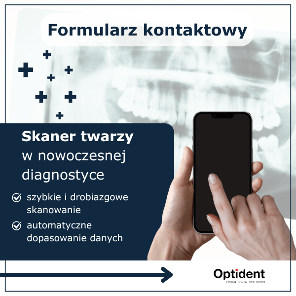 Formularz kontaktowy - Skaner twarzy w nowoczesnej diagnostyce