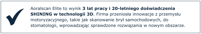 Aoralscan Elite to wynik 3 lat pracy