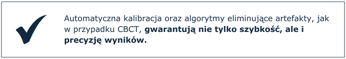 Automatyczna kalibracja oraz algorytmy eliminujące artefakty